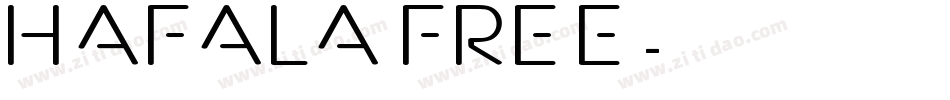Hafala FREE字体转换